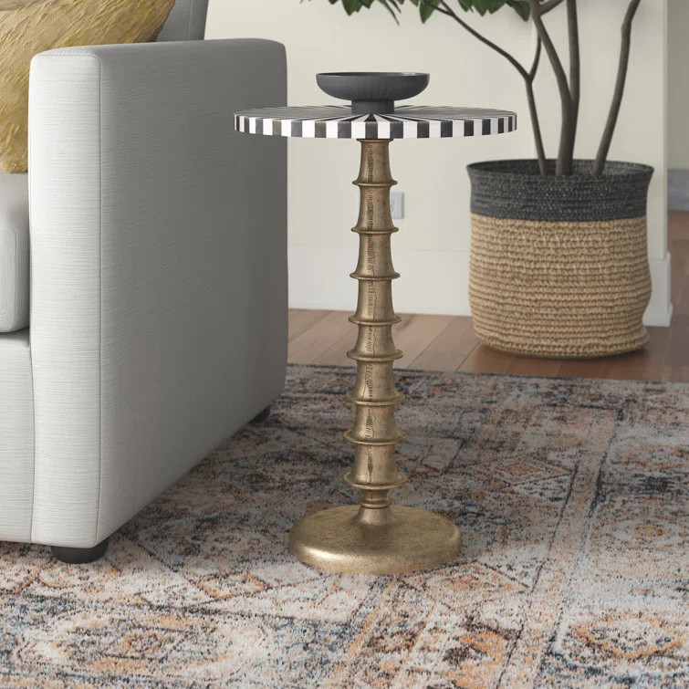 Lowell 23'' Tall Pedestal End Table | Wayfair North America
