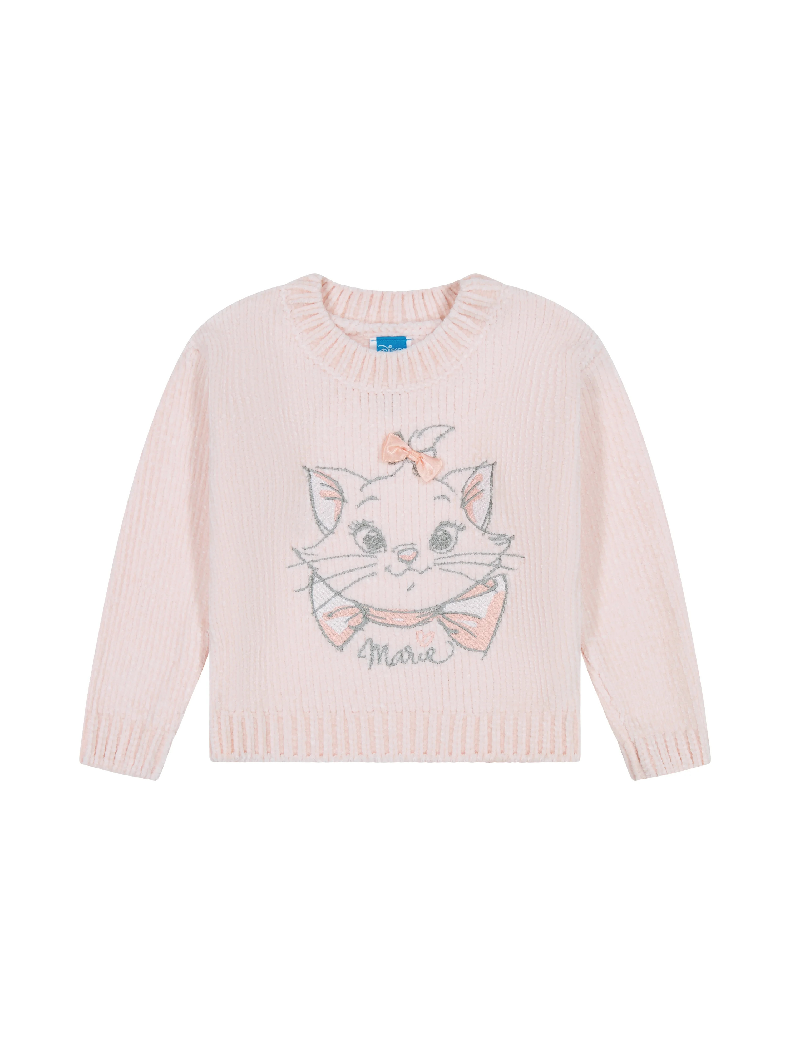 Marie Aristocats Toddler Girls Chenille Sweater, Sizes 12 Months-5T | Walmart (US)