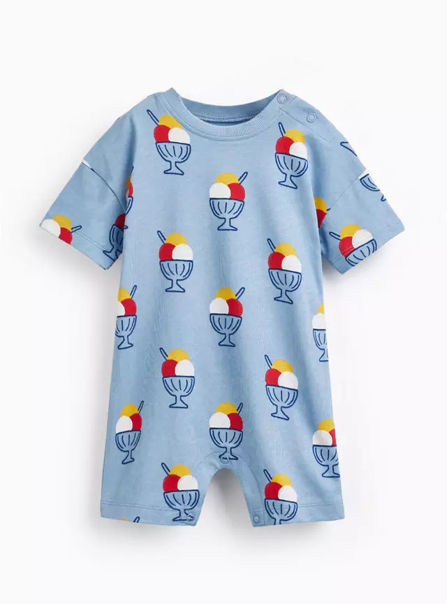 Buy Blue Gelato Print Romper 18-24 months | Baby Holiday Clothes | Tu | Tu Clothing