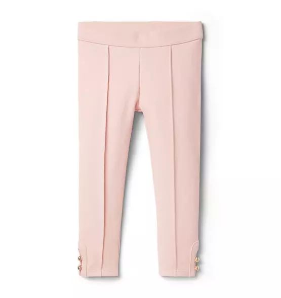 Button-Cuff Ponte Pant | Janie and Jack