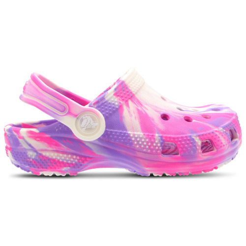 Girls Crocs Classic Clogs - Girls' Toddler Shoe Multi/Pink Crush/Purple Size 06.0 | Kids Foot Locker (US)