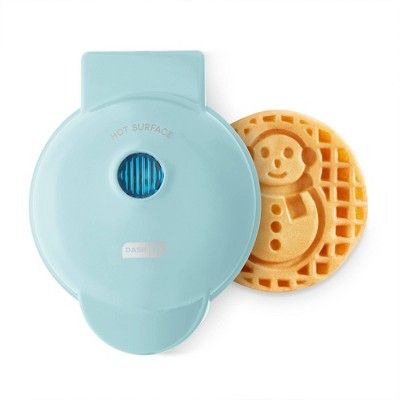 Dash Snowman Mini Waffle Maker - Blue | Target