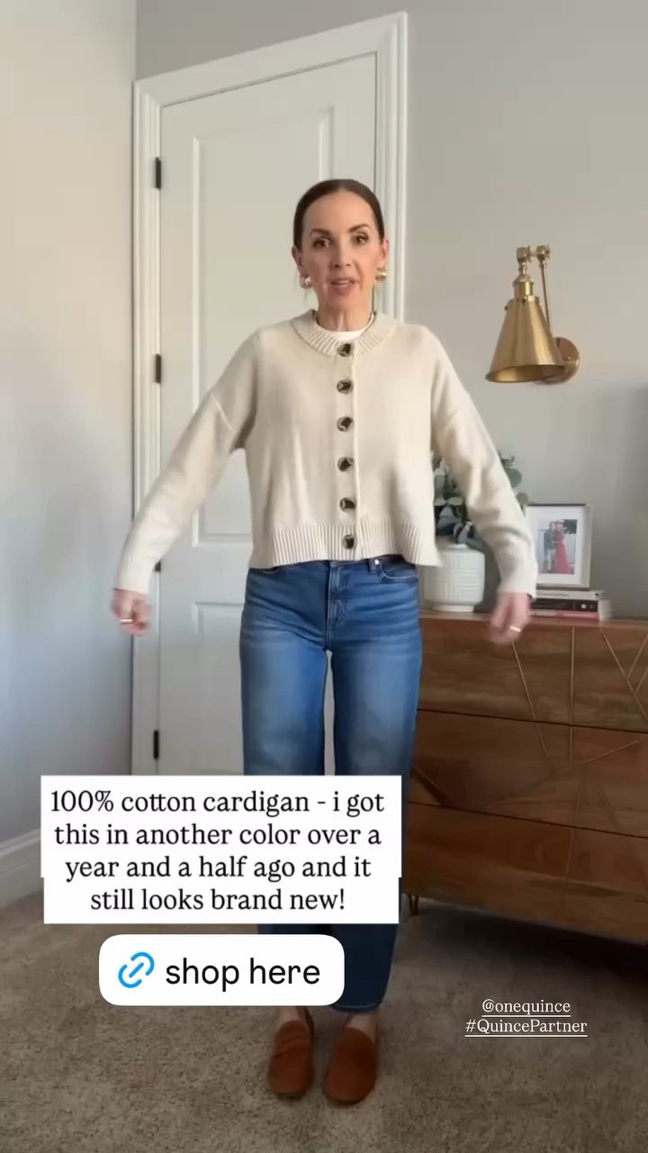 100% cotton cardigan from @onequince. These are such high quality and last! Wearing a small 

#LTKgrwm #LTKootd