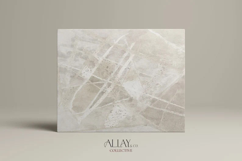 Modern Neutral Abstract Wall Art | Abstract Print | Wall Art | Abstract Painting | Vintage Wall A... | Etsy (US)