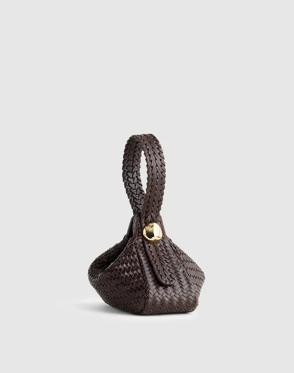 The Sculpted Metal Wristlet Bag | Madewell