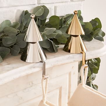 Metal Tree Stocking Holder | West Elm | West Elm (US)