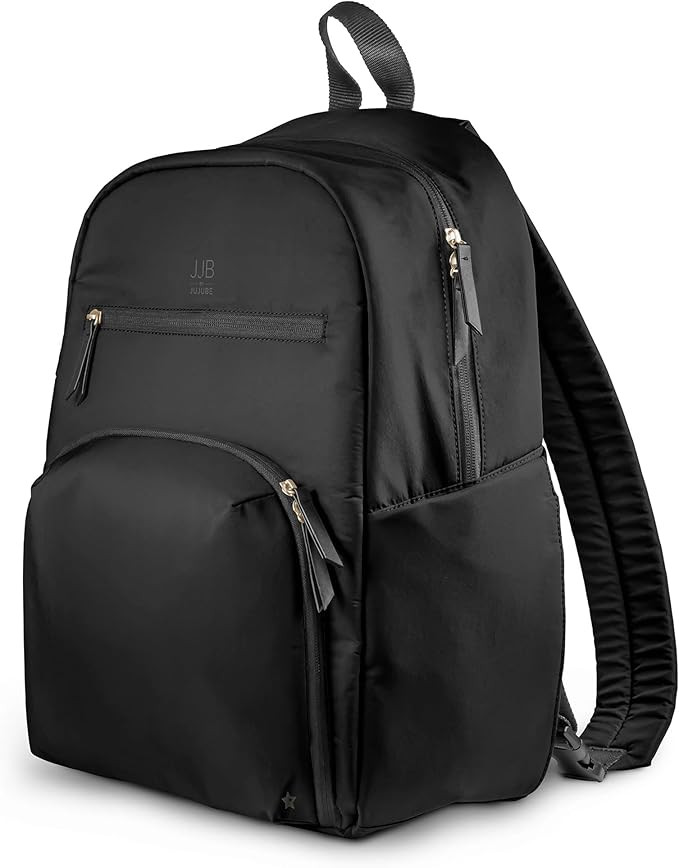 JuJuBe New Deluxe Diaper Bag Backpack with Portable Changing Pad, Baby Stroller Straps, Large Tra... | Amazon (US)