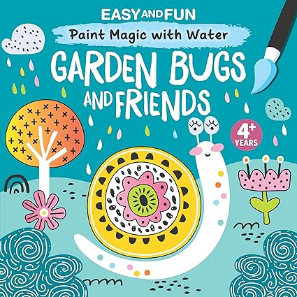 Easy and Fun Paint Magic with Water: Garden Bugs and Friends (Happy Fox Books) Paintbrush Include... | Amazon (US)