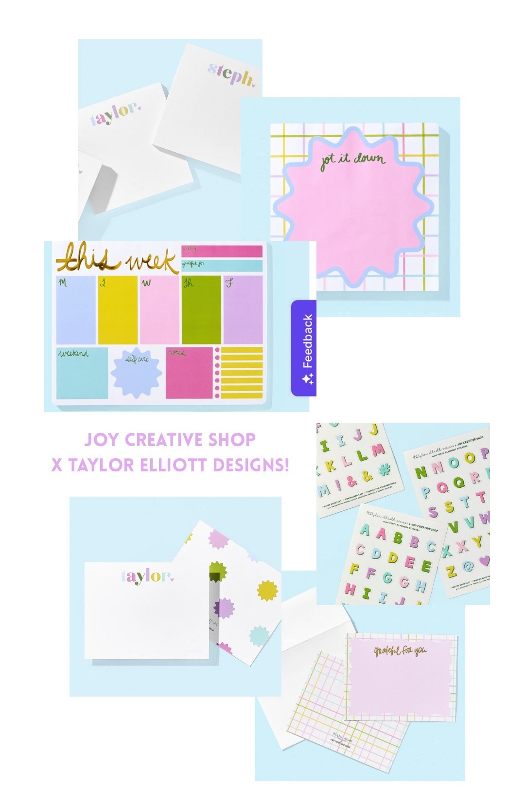 Joy Creative Shop x Taylor Elliott Designs! ✨🩷💜💚
… a meeting of the minds! I love this collab between two amazing, creative legends!

Make sure to use NICOLE10 to enjoy 10% off your Joy Creative Shop orders!



#LTKHome #LTKSeasonal