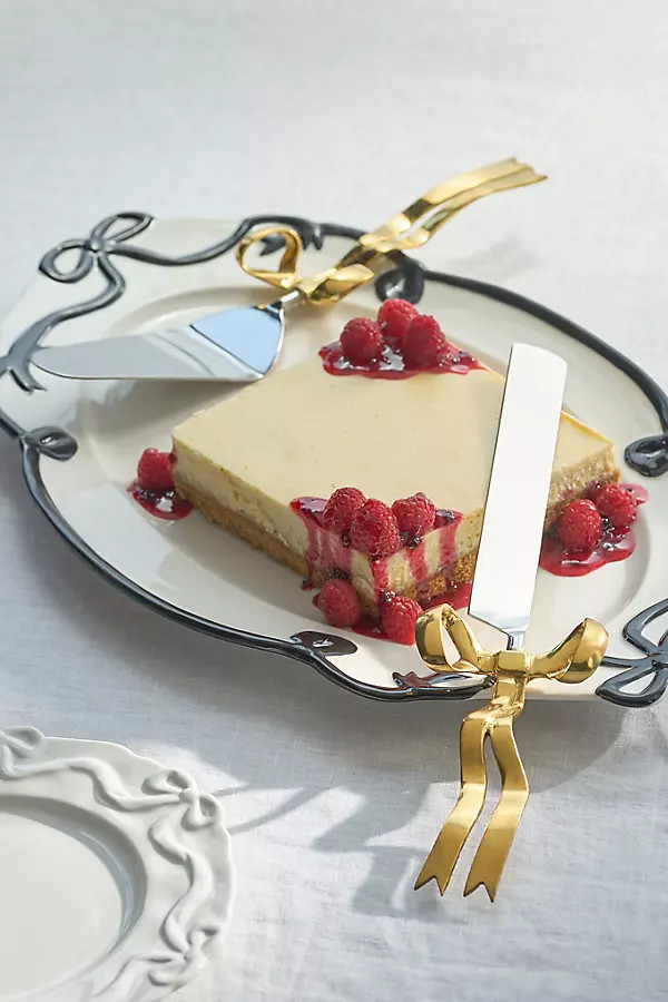 Benedita Bow Metal Serve Set | Anthropologie (US)