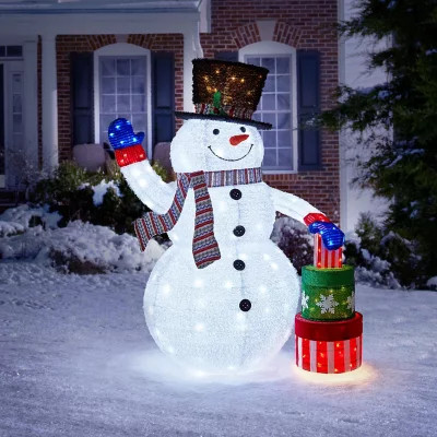 Member's Mark 72" Pre-Lit Pop-Up Twinkling Snowman | Sam's Club