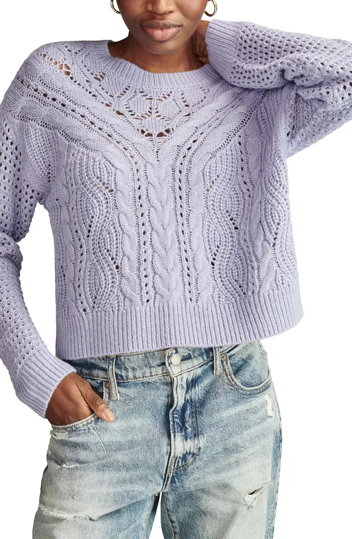 Romantic Mixed Stitch Sweater | Nordstrom