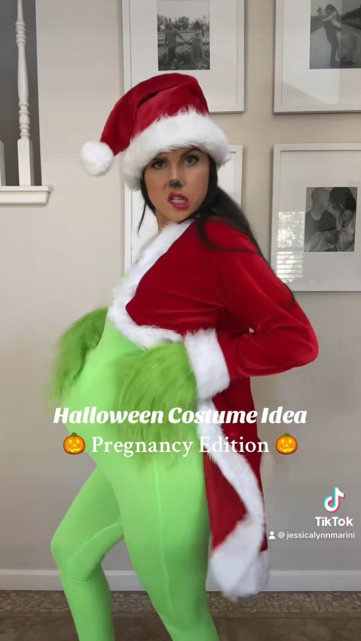 Grinch maternity halloween costume 

#LTKHoliday #LTKHalloween #LTKbump