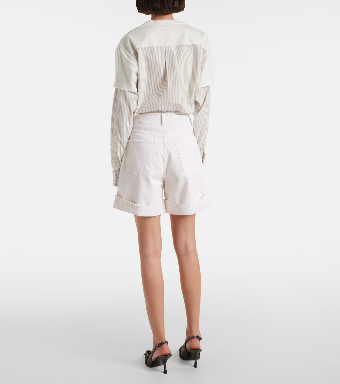 High-rise denim shorts | Mytheresa (US/CA)