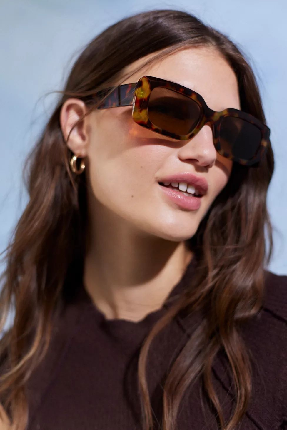 Willow Recycled Rectangle Sunglasses | Urban Outfitters (US and RoW)