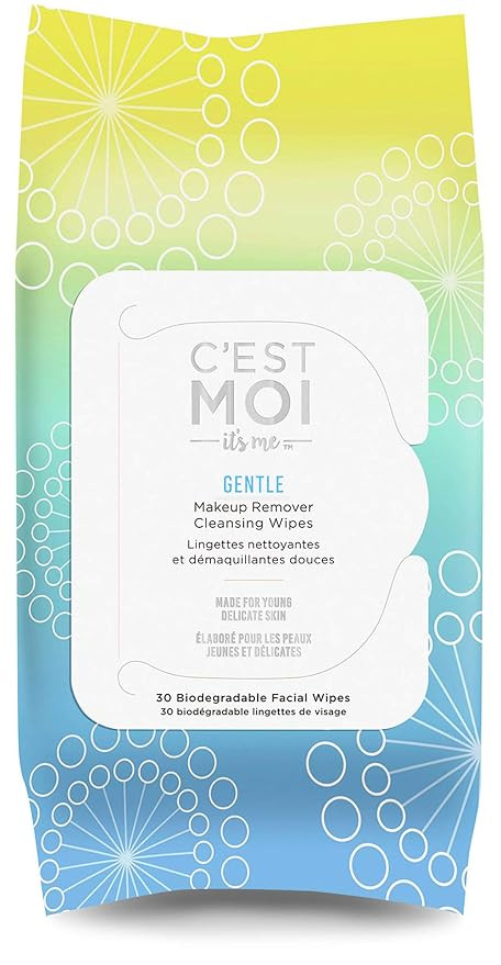 C'est Moi Gentle Makeup Remover Cleansing Wipes | Organic Aloe, Glycerin, Green Tea and Cucumber ... | Amazon (US)
