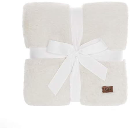 UGG Ana Knit Throw Blanket - Plush Oversized Reversible Accent Blanket - 50” x 70” - Snow | Amazon (US)
