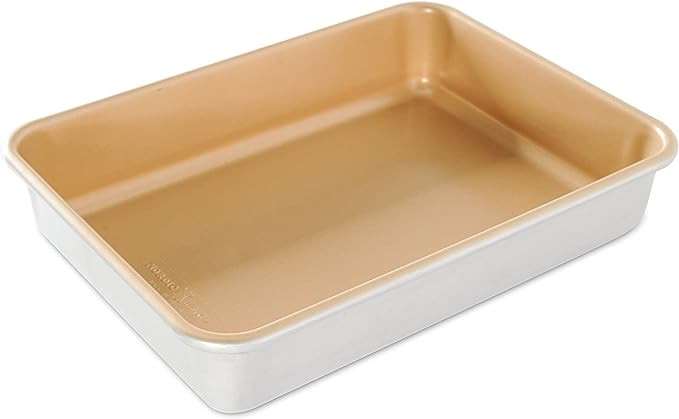 Nordic Ware Naturals Aluminum NonStick 9x13-Inches Cake Pan | Amazon (US)