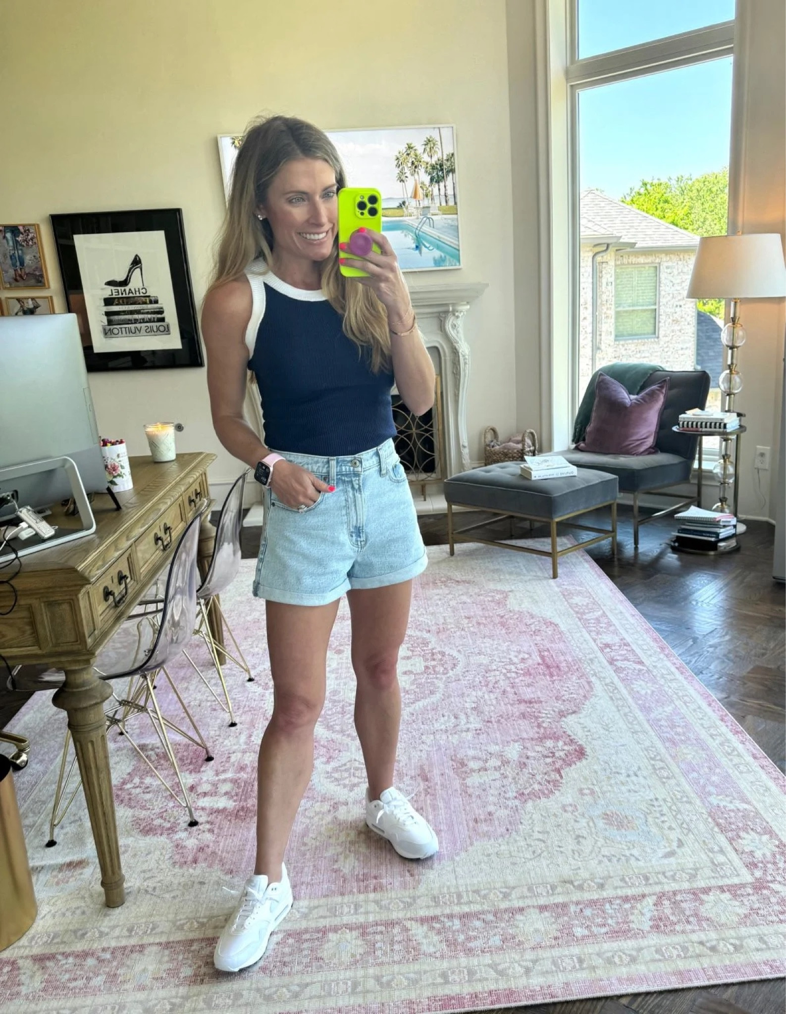 I love a navy and white combo 🤍

#LTKSeasonal #LTKfindsunder100 #LTKstyletip