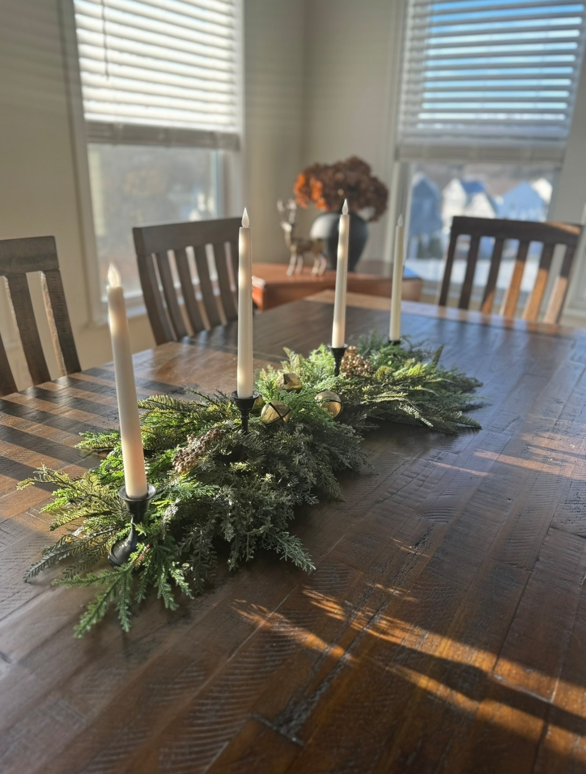 Simple tablescape idea
Greenery and candlesticks!

#LTKFindsUnder50 #LTKHoliday #LTKSeasonal