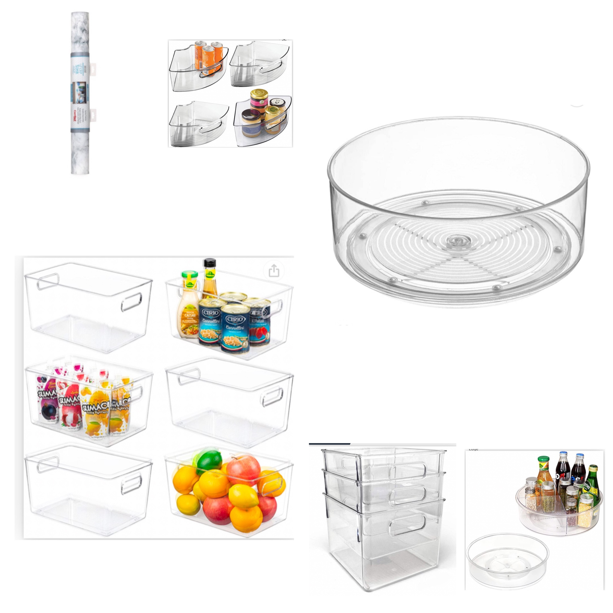 Organizing items for underneath the bathroom sink and kitchen sink

#LTKhome #LTKunder50 #LTKFind