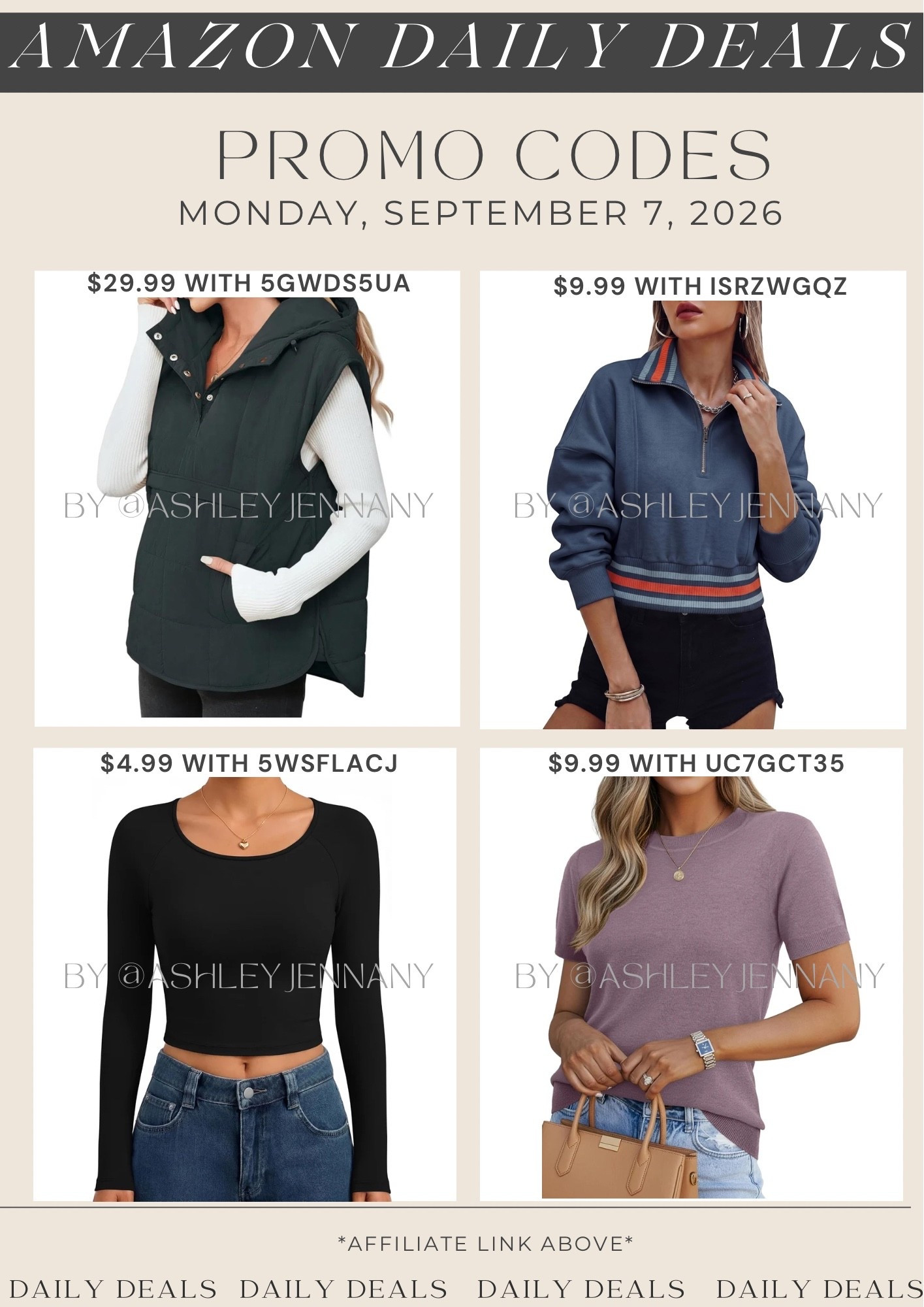Amazon deals

#LTKSeasonal #LTKMidsize #LTKSaleAlert