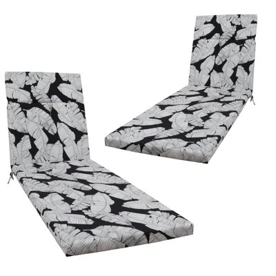 2 Pcs Set Indoor/Outdoor Chaise Lounge Chair Cushion | Wayfair North America