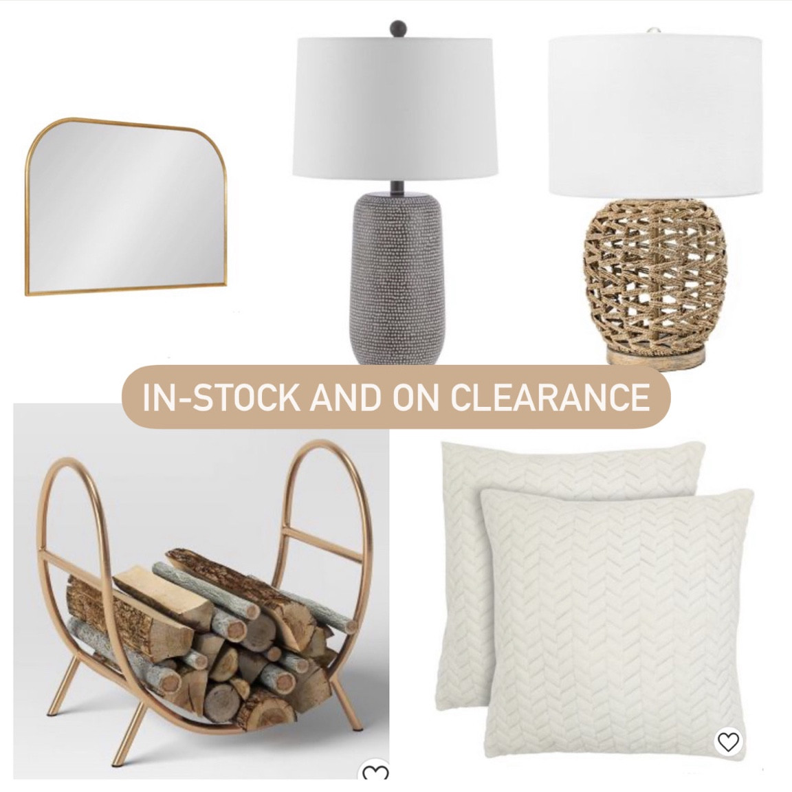 Target clearance, in-stock, lamp, mirror, pillows, neutral decor 

#LTKhome #LTKsalealert #LTKunder50