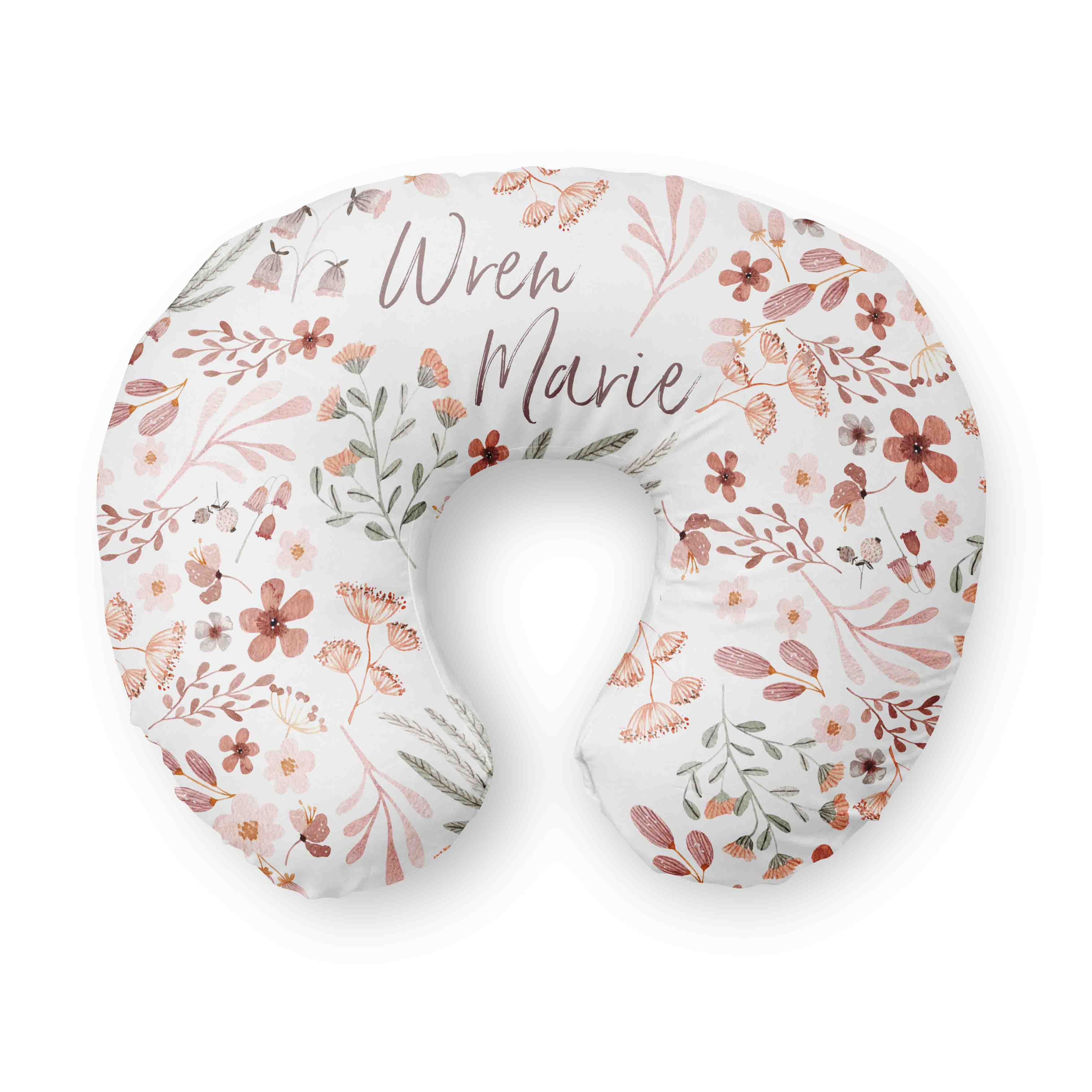 Personalized Nursing Pillow Covers | Wren's Wildflowers | Caden Lane