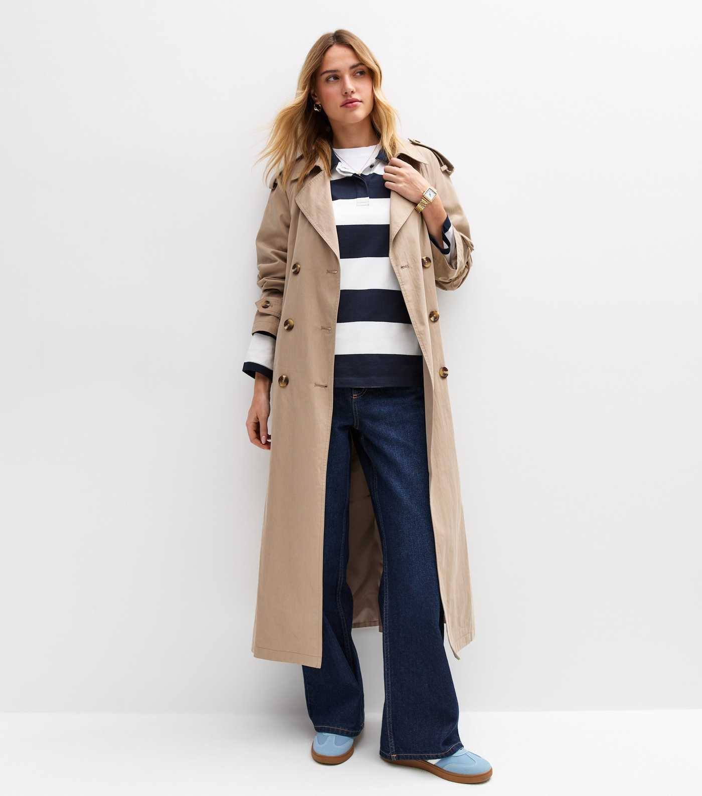 Blue Adalae High-Waist Wide Leg Jeans | New Look | New Look (UK)