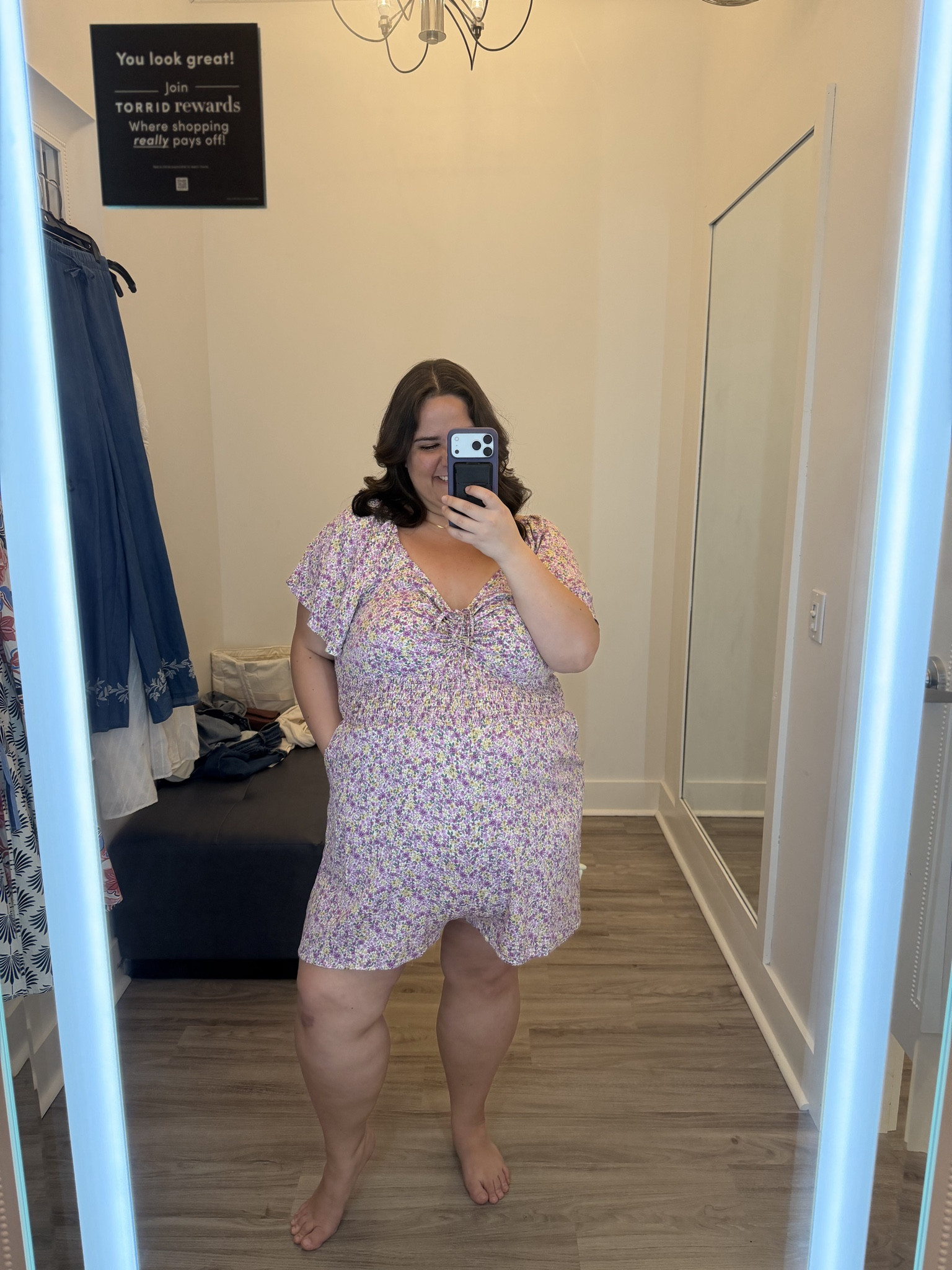 Plus size spring romper from Torrid 🌸 Easy everyday look that’s super comfortable and cute for spring

Wearing size 3 for reference and everything fits true to size.

#LTKPlusSize #LTKSaleAlert #LTKSeasonal