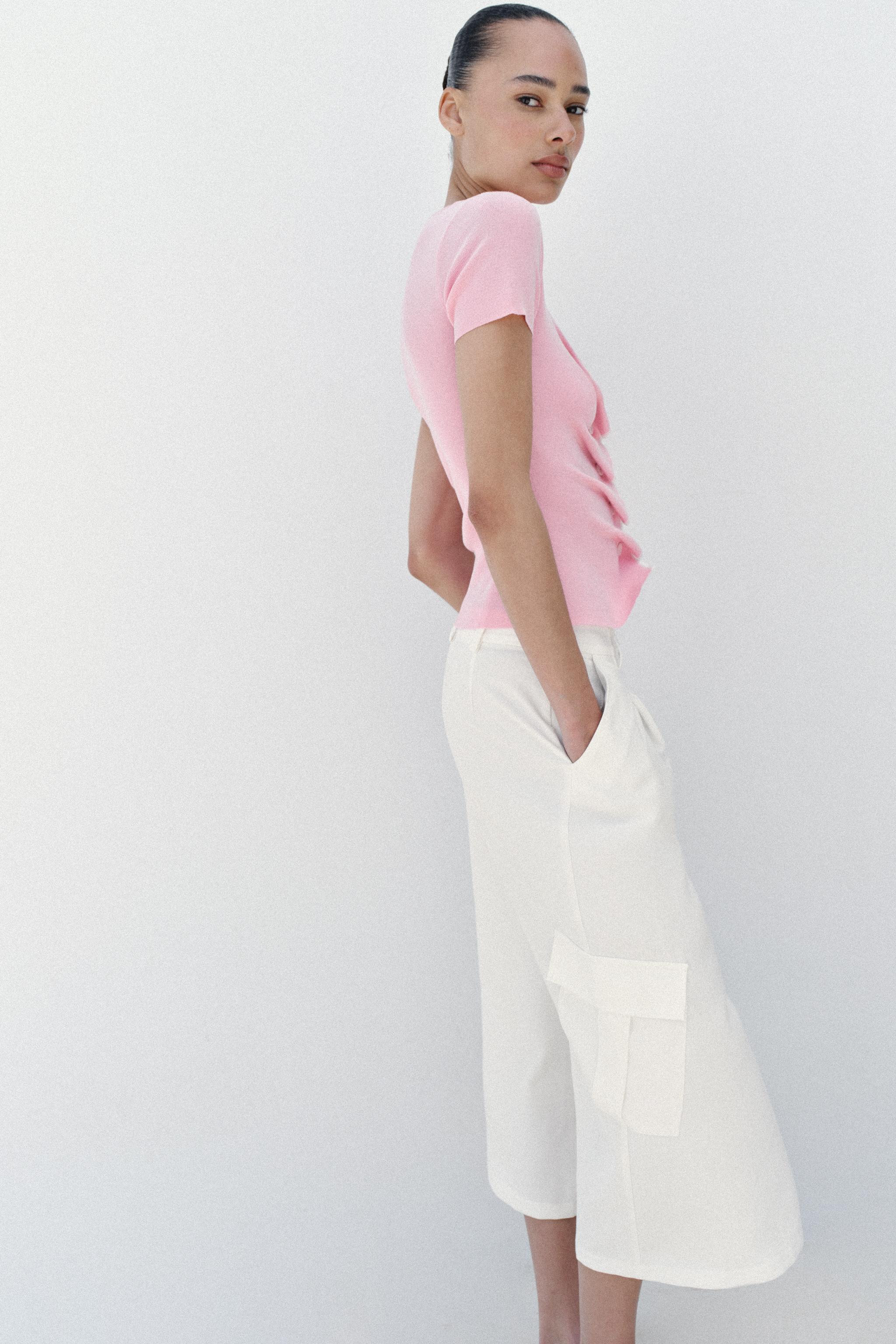 RUCHED KNIT TOP | Zara US