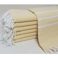 Personalized Towel, Bath Towel, Yellow Towel, Turkish Peshtemal, Turkish Towel, 40""x70"", Beach Towel, Yoga Towel, Handmade Towel, Travel Towel | Etsy (US)