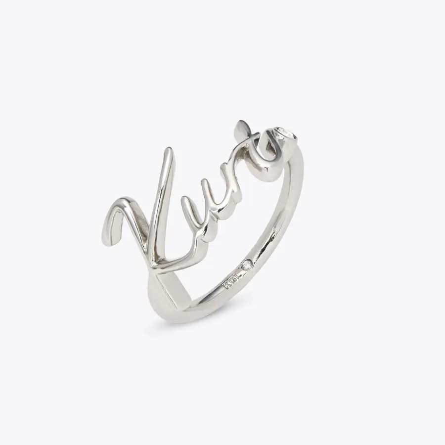 kurt script ring | Kurt Geiger US