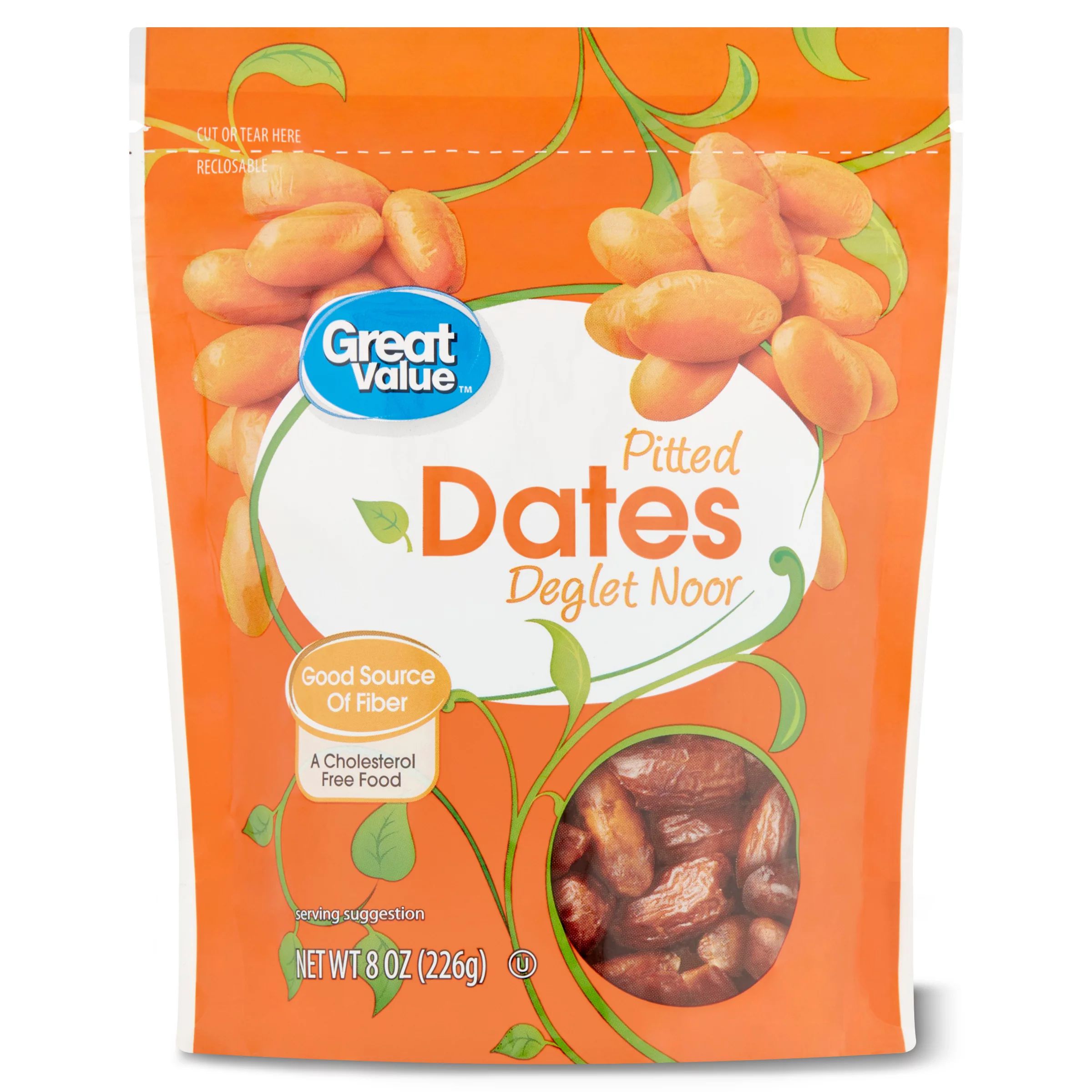 Great Value Pitted Deglet Noor Dates, 8 oz | Walmart (US)