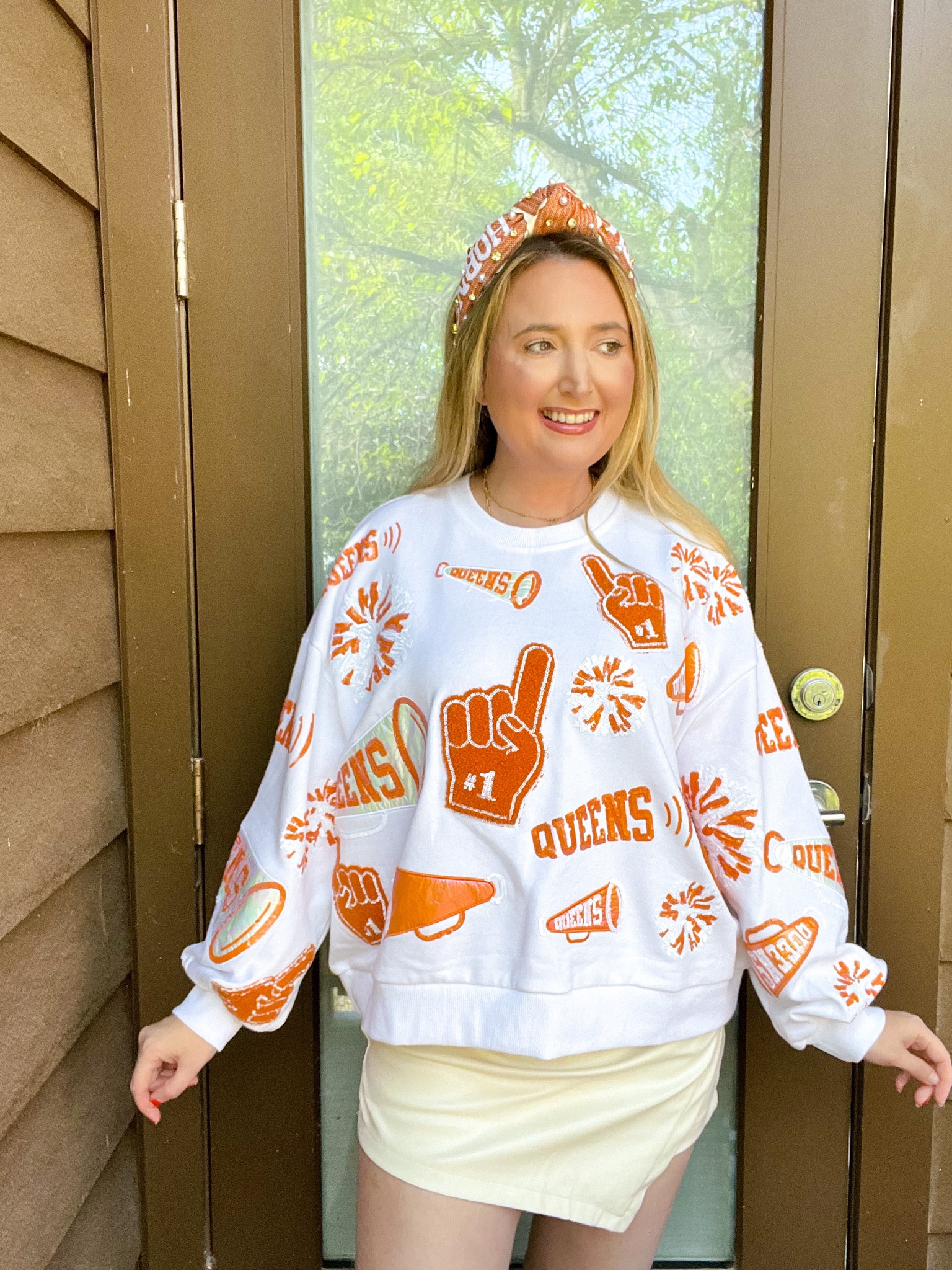 50% off!! Discount added on cart

Queen of sparkles sale. University of Texas game day. Burnt orange. Texas longhorns. Texas football outfits. Texas football. New year sale. After Christmas sale.

#LTKfindsunder100 #LTKsalealert #LTKU