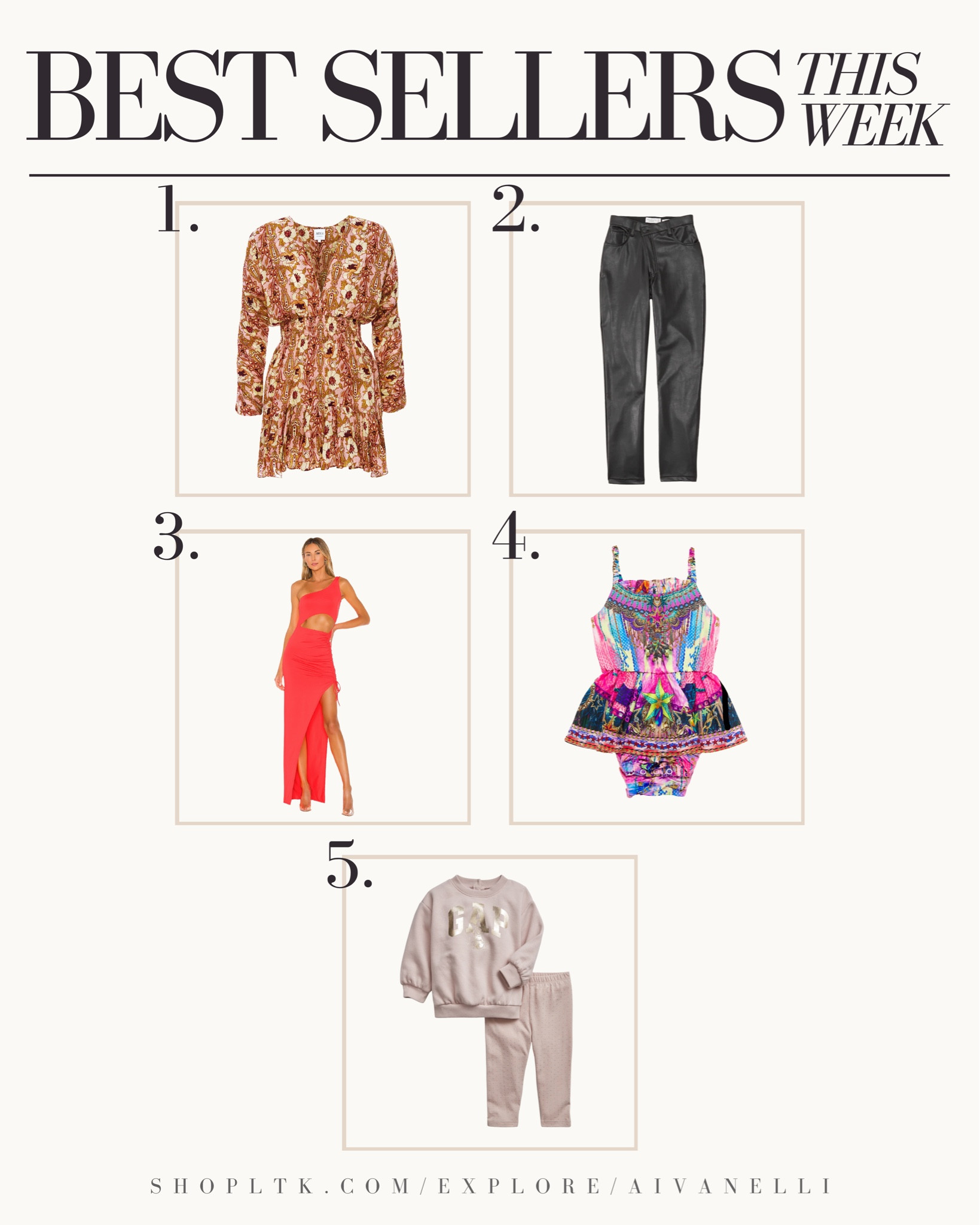 Best Sellers This Week!

Women’s date night outfit ideas
Women’s distressed denim
Outfit ideas for spring
Spring fashion
Spring style
Leather pants
Black heels
Hoop earrings
Black clutch
Black bodysuit
Women’s night looks
Styled look
Women’s workwear
Spring bags
Summer bags
Beach totes
Summer crossbody purses

#LTKstyletip #LTKsalealert #LTKSeasonal
