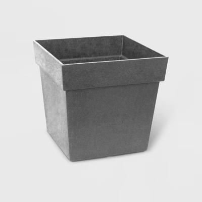 Recycled Square Tapered Planter - Smith & Hawken™ | Target