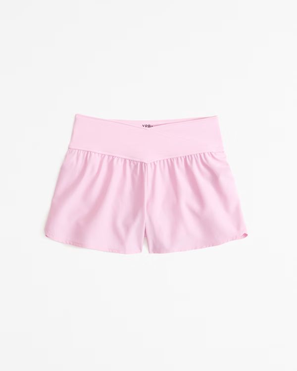 girls ypb cross-waist shorts | girls bottoms | Abercrombie.com | Abercrombie & Fitch (US)