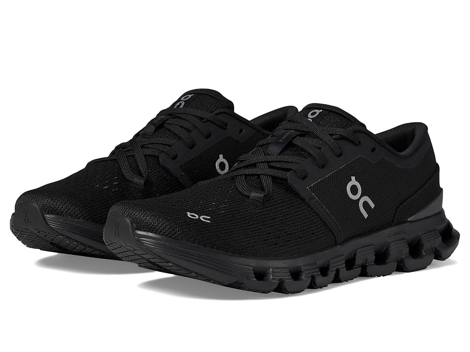 On Women's Cloud X 4 (Black/Eclipse) Women's Shoes | Zappos