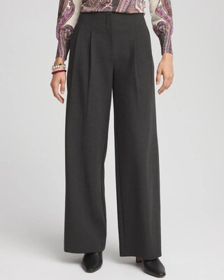 Women's Pleated Trouser Pants in Gray | Chico's | Chico's
