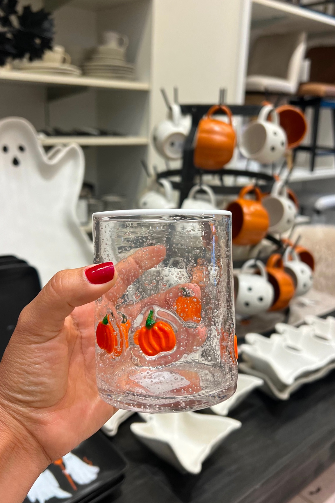 Pumpkin glass cup from Pottery Barn 

#LTKSeasonal #LTKHome