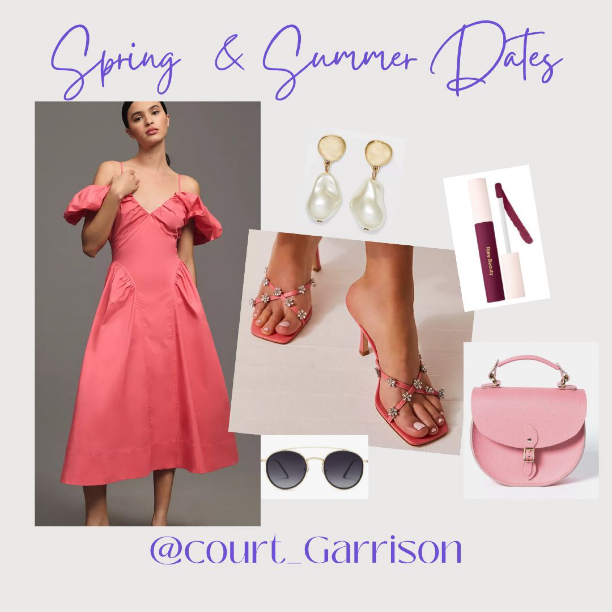 Beautiful wedding guest dress, graduation dress,
Spring dress or date night dress. Off the shoulder detail in a gorgeous pink hue. Paired with stunning floral sandals, saddle bag top handle purse, Amazon sunglasses, rare beauty lipstick and Target earrings. The sandals are shining and purse is so unique. Perhaps a chic travel outfit too? 




Wedding guest
Bridal shower 
Baby shower
Graduation 
Anthro 


#LTKxSephora #LTKshoecrush #LTKxTarget