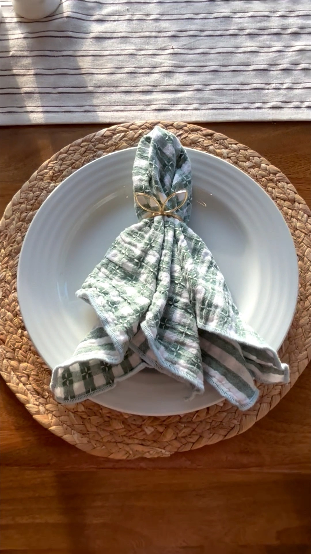 Simplifying the Easter table; how cute are these napkin rings? 🤍🐰

#LTKHome #LTKSeasonal