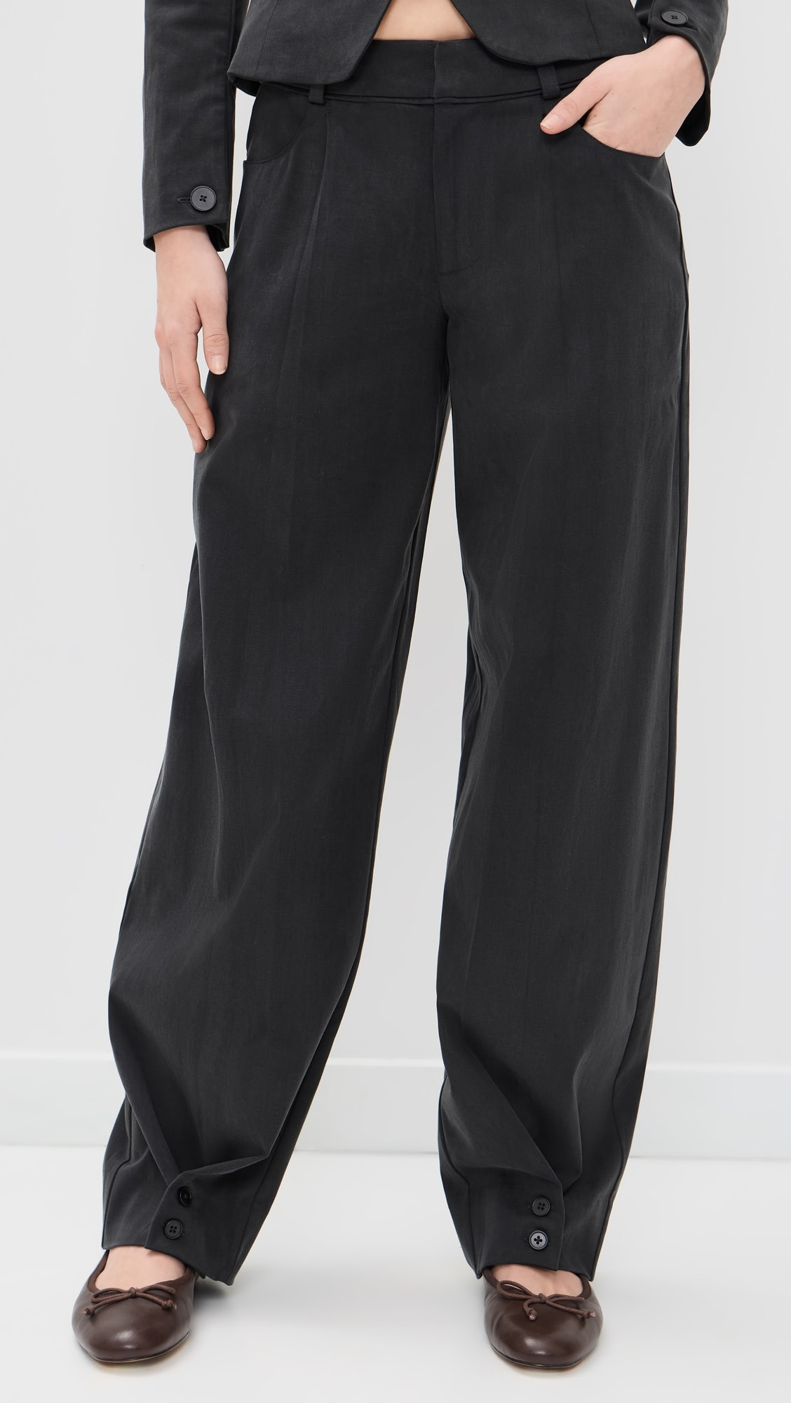 Bardot Tailored Pleat Trousers | Shopbop