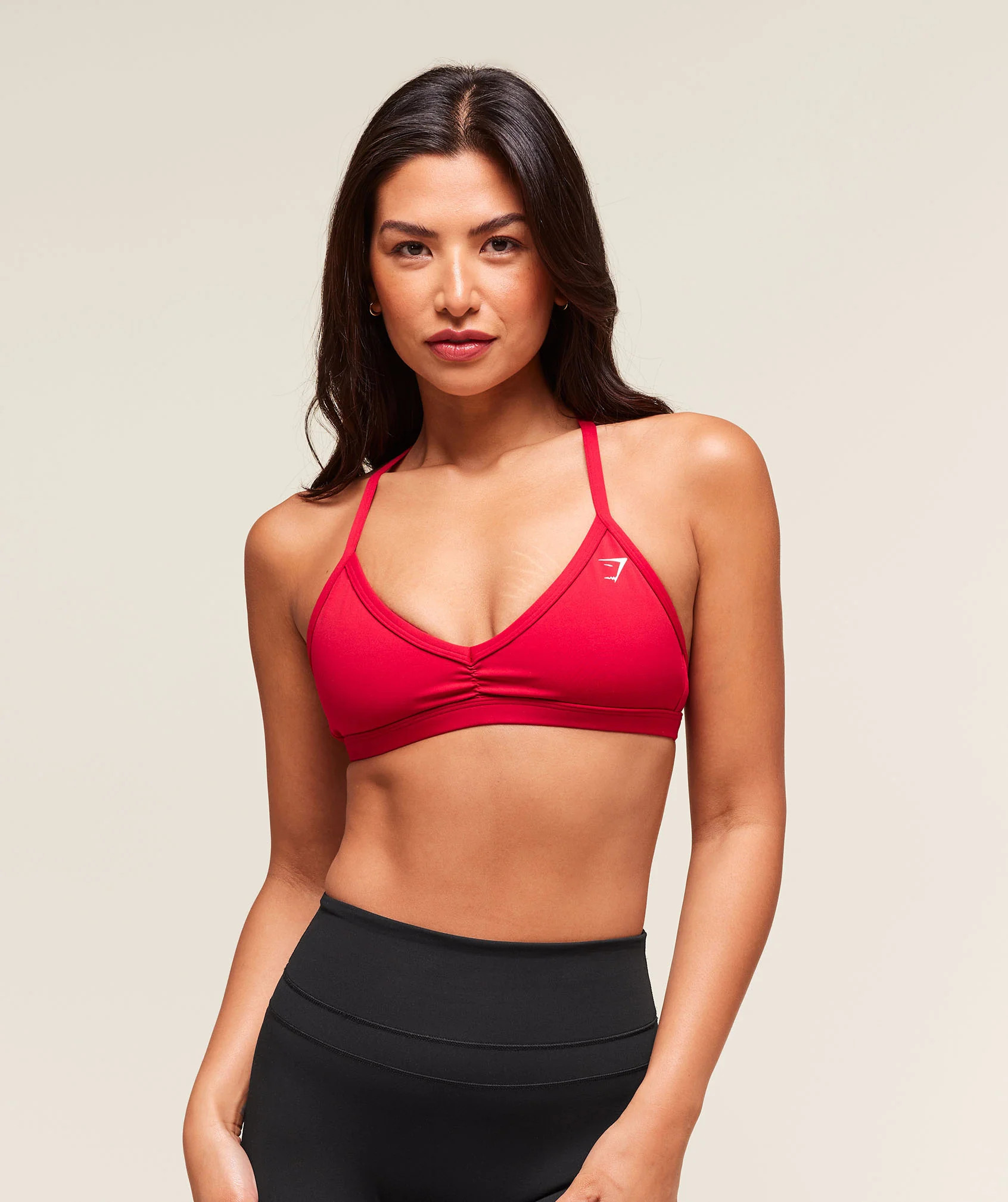Gymshark Minimal Sports Bra - Carmine Red | Gymshark US
