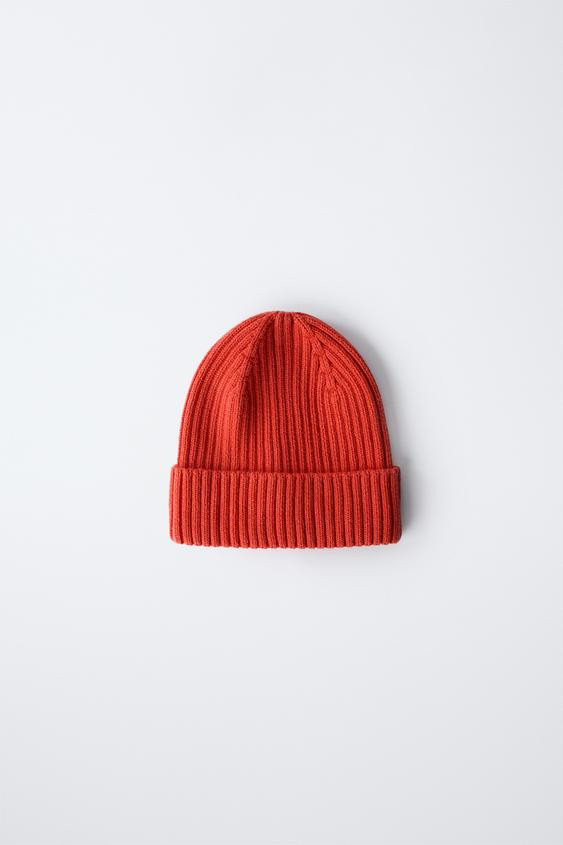 RIBBED KNIT BEANIE | Zara UK