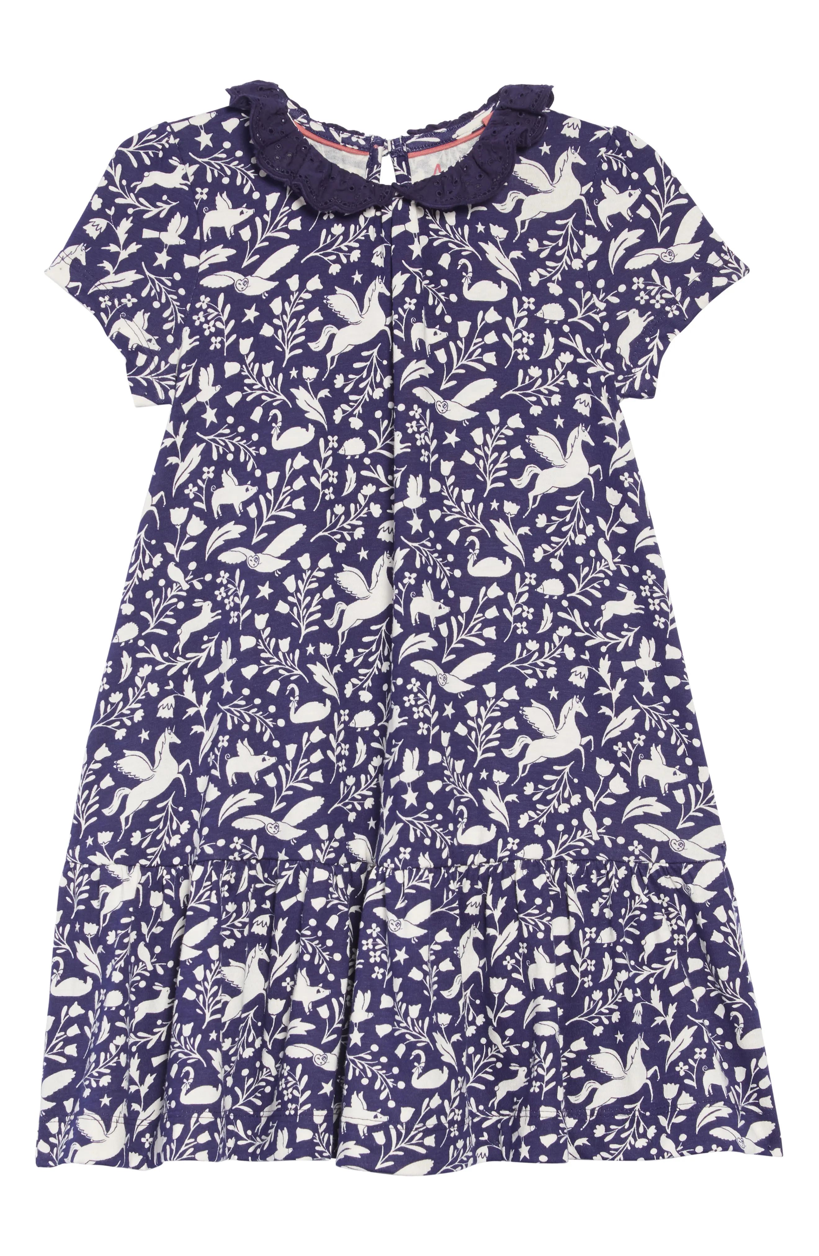 Mini Boden Print Jersey Dress (Toddler Girls, Little Girls & Big Girls) | Nordstrom