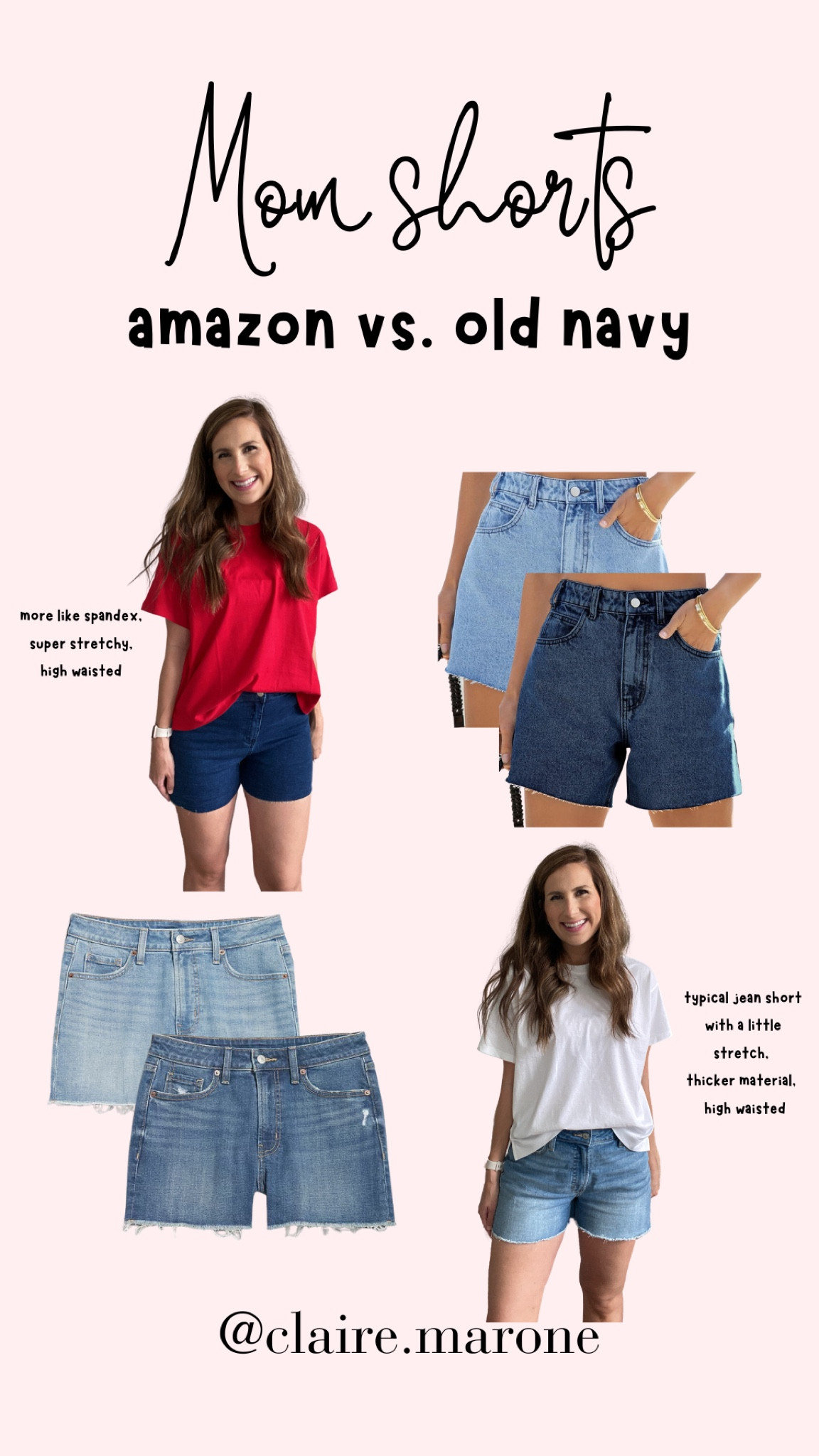 Two different amazing shorts for different reasons and totally depends on your style/preference! I personally think I prefer the Old Navy ones + they are almost half the price!

#LTKFamily #LTKStyleTip #LTKFindsUnder50