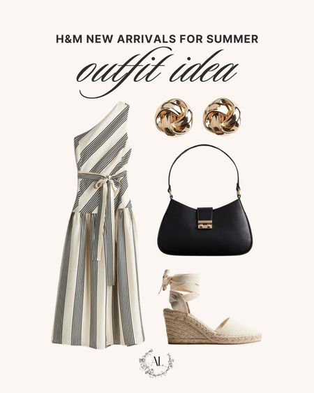 Outfit Idea H&M new arrivals 🙌🏻🙌🏻

One shoulder dress, purse, earrings 

#LTKshoecrush #LTKitbag #LTKstyletip